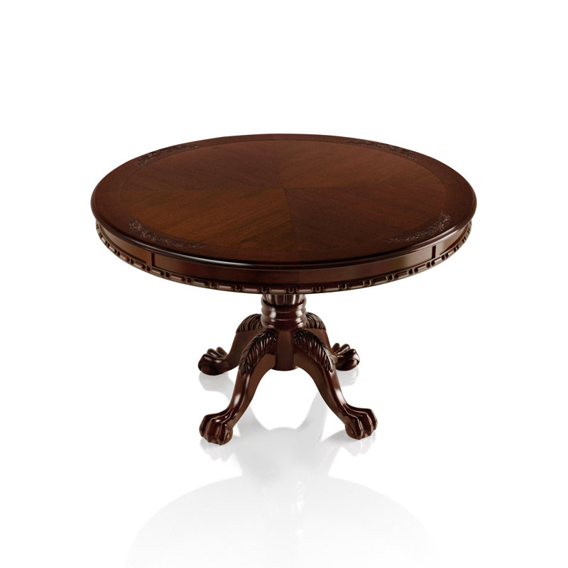 Round mahogany dining table top